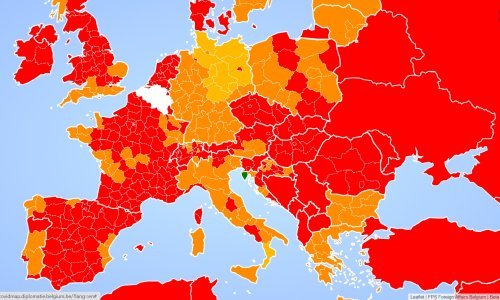 Istra sada jedina 'zelena' regija na svjetskoj korona karti