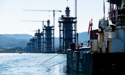 Pelješki most u samom je finišu: Završeni radovi na površini i ispod mora