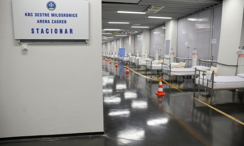 [FOTO] Arena Zagreb počinje s prihvatom pacijenata, Vagić istaknuo kako smo u najvećoj krizi od Domovinskog rata: Mogla bi biti puna bolesnika