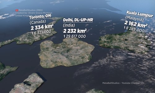 Animator napravio sjajnu usporedbu poznatih gradova