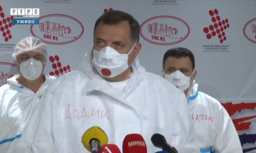 Milorad Dodik pozitivan na koronavirus, ima obostranu upalu pluća  i otežano diše