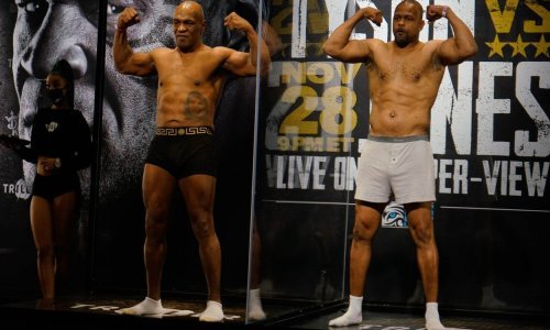 Ako je suditi prema napetosti na vaganju i sučeljavanju, Mike Tyson i Roy Jones mogli bi ponuditi pravu boksačku poslasticu