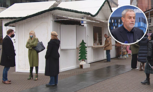 U centru Zagreba obrtnici postavili kućice, podržao ih Bandić: Pa koga vi pravite bedastim? Velikim igračima u šoping centrima je sve dozvoljeno, a malim ljudima ništa