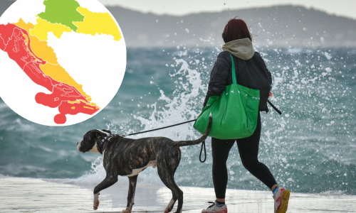 Sv. Nikola uz upozorenje: Crveni meteoalarm na Jadranu, mjestimice obilna kiša
