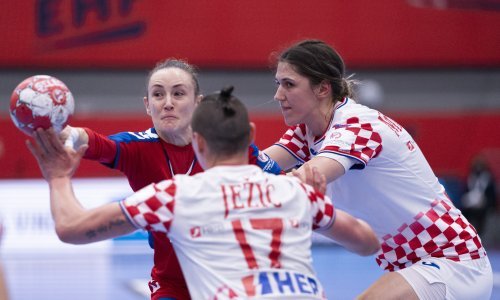[FOTO] Hrvatske rukometašice u polufinalu Europskog prvenstva u Danskoj