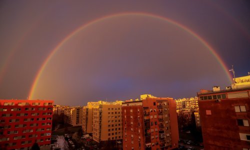 [FOTOPRIČA] Divni prizori na nebu iznad Zagreba, grad je osvanuo okupan dugom