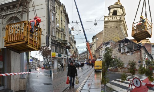 [FOTOPRIČA] Zagreb dan nakon katastrofalnog potresa na Baniji: Ulice puste, strojevi na terenu...