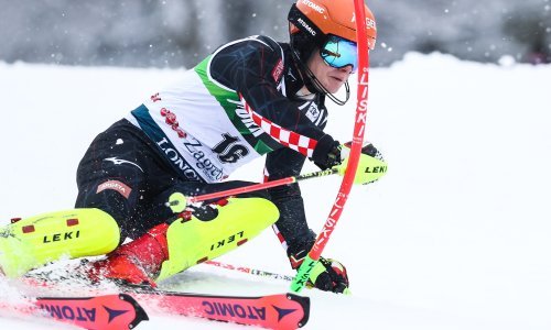 [FOTO] Povijesni dan za hrvatsko skijanje; Filip Zubčić napada postolje u svom Zagrebu, a sva četiri naša slalomaša izborila drugu vožnju