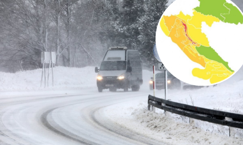 Objavljen narančasti i crveni meteoalarm za dio Hrvatske