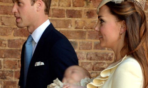 Kršten britanski kraljević George