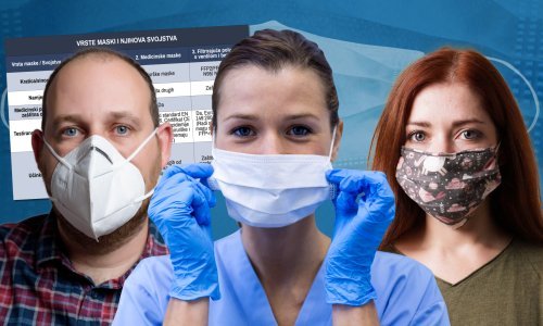 [INFOGRAFIKA] Platnene, kirurške, filtrirajuće... Kako odabrati masku s pravom razinom zaštite?