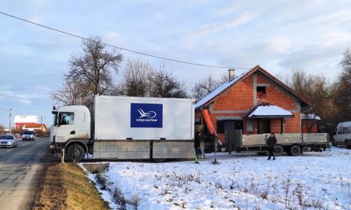 Vrijedna donacija: cargo-partner poklonio dvanaest stambenih kontejnera žrtvama potresa u Hrvatskoj