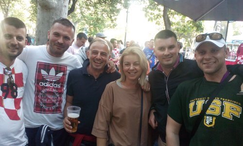 Mirjana Hrga i Mirko Fodor navukli navijačke majice