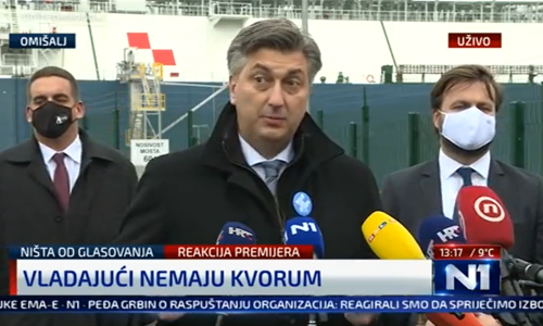 Plenković: Išli su rušiti kvorum znajući da se Miroslav Tuđman bori za život. To im dugo nećemo zaboraviti!