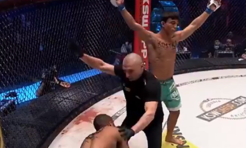 Glavna borba večeri završila na čudan način; novi prvak do titule stigao prekidom, ali je li vama jasno s kojim dijelom tijela je nokautirao suparnika?