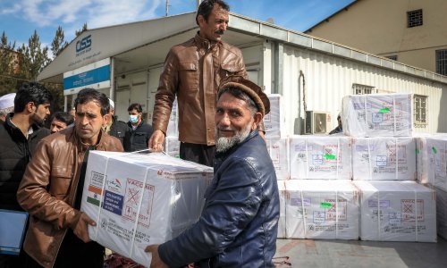 Afganistan primio prvu pošiljku cjepiva, pola milijuna doza iz Indije