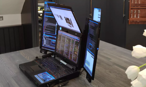 Ovaj čudovišni laptop pravi je san svih multitaskera: Dolazi sa čak sedam monitora