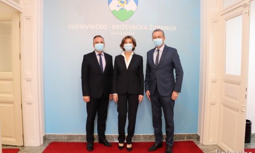 Predsjednica Uprave Podravke Martina Dalić sastala se sa županom Koprivničko-križevačke županije