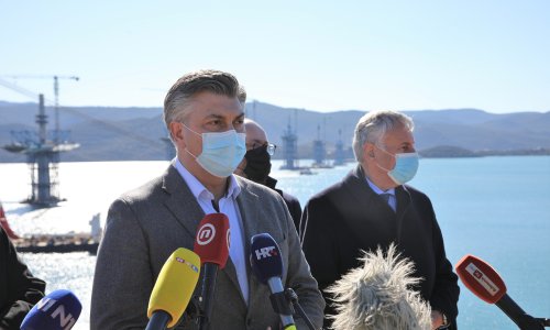[FOTO] Plenković: Za godinu i pol spojit ćemo jug Hrvatske s ostatkom zemlje