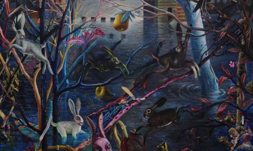 Multimedijalna izložba 'Acqua Alta': Dvojica slikara i glazbeni performer u Laubi