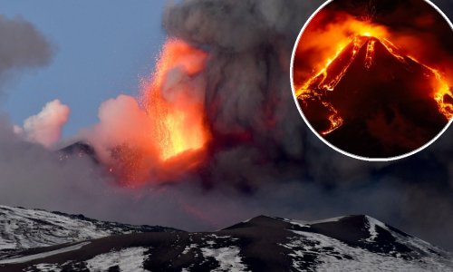 [FOTO/VIDEO] Erupcija Etne uzrokovala kišu pepela i kamenja, stup dima viši je od kilometra, vlasti na Siciliji traže proglašenje katastrofe