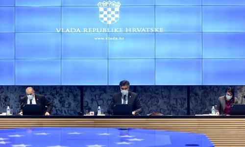 [VIDEO] Potres osjetili i na sjednici Vlade: Plenković kratko prokomentirao, Banožić ostao pribran