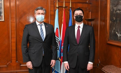 Predsjednik Demokratske stranke Albanije izrazio zadovoljstvo sastankom s predsjednikom Vlade RH