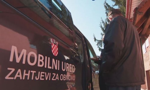 Potresom pogođenim područjem kruže mobilni timovi u kombijima; zahtjeve za obnovom možete predati i kod njih