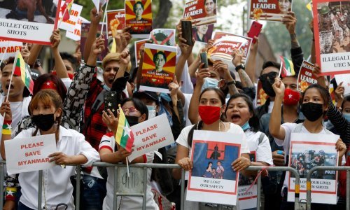 Opći štrajk u Mjanmaru, prosvjednici ustrajni u osudi hunte