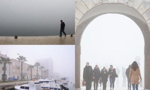 Gusta morska magla 'progutala' Zadar, Šibenik, Makarsku...Kako nastaje ovaj zanimljiv fenomen i zašto je ove godine iznenadio?