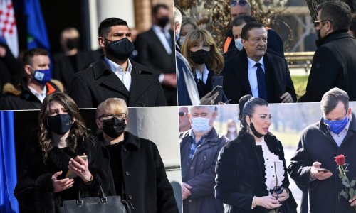 [FOTOGALERIJA] Pogledajte tko je sve došao na sprovod Milana Bandića