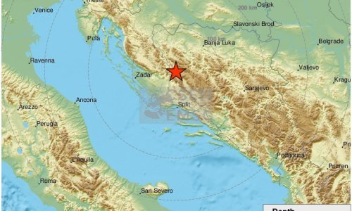 Potres probudio stanovnike dijela Dalmacije