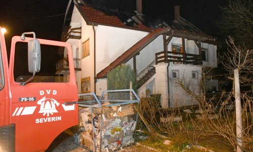 U požaru kod Bjelovara izgorjela obiteljska kuća