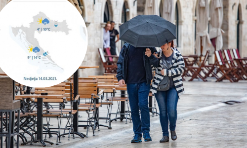 Zima ne odustaje: Kiša sve češća, ponegdje će prelaziti i u susnježicu. DHMZ otkriva što nas čeka za vikend