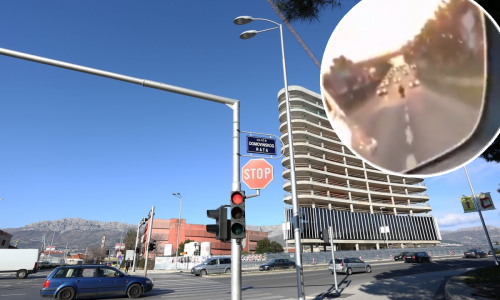 [VIDEO] Vozači u Splitu nisu mogli vjerovati: Vozio se u invalidskim kolicima posred ceste i to u suprotnom smjeru