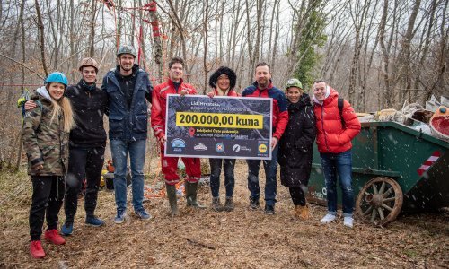U godinu dana izvađeno 70 kubika otpada iz 11 jama i špilja diljem Hrvatske