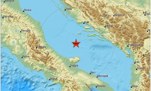 Novi potres magnitude 3,5 u Jadranskom moru
