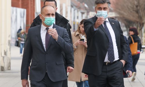 Plenković se sastao sa županom Anušićem, a ovaj nakon 10 minuta doznao da je pozitivan; premijer potom krenuo o Milanoviću: On je nacrtao metu na zastupnika Pupovca