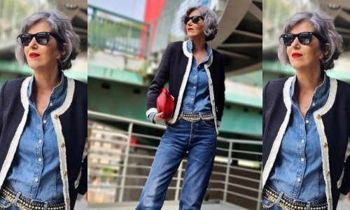 Pristupačno i cool: Ne znate za koje se traperice odlučiti ovoga proljeća? Ugledajte se na sjedokosu modnu ikonu