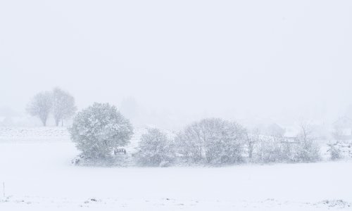[FOTO] Snijeg zabijelio zemlju u travnju. Pogledajte prizore iz Lovrana, Čakovca, Like...