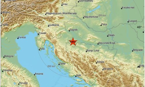 Dva potresa u središnjoj Hrvatskoj, novi je magnitude 3.4