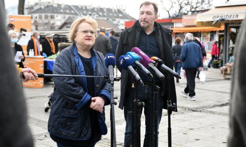 [VIDEO] Mrak Taritaš predstavila Marka Torjanca kao kandidata za zamjenika gradonačelnice
