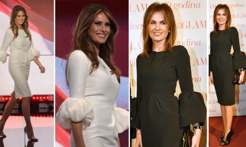 Branka Krstulović kao Melania Trump: ista frizura i haljina