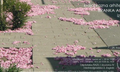 Izložba nagrađivane krajobrazne arhitektice Branke Aničić u Gliptoteci HAZU