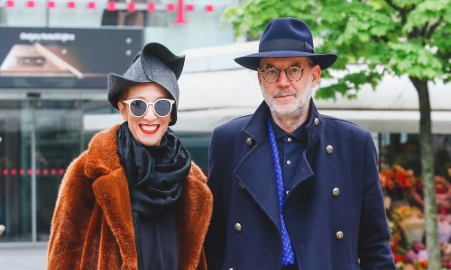 Njih dvoje je teško ne primijetiti: Modno usklađeni par privukao je sve poglede na zagrebačkoj špici