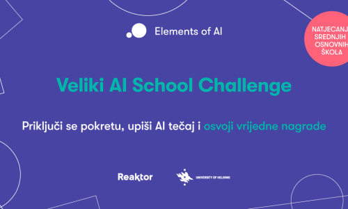 Elements of AI pokreće veliki natječaj za učenike osnovnih i srednjih škola