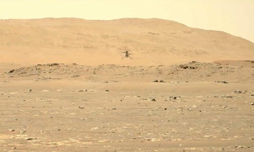 [VIDEO] Minijaturni NASA-in helikopter na Marsu izveo je najdulji let dosad