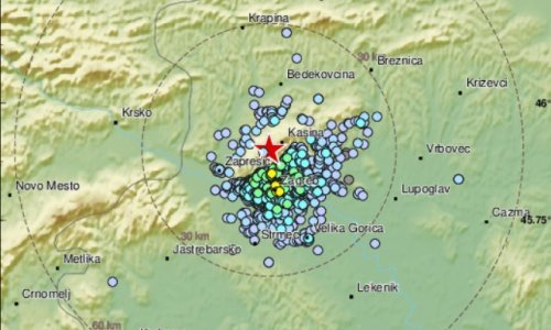 Slabiji potres zatresao Zagreb, epicentar kod Markuševca