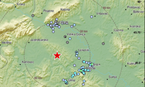 Potres magnitude 2.5 u središnjoj Hrvatskoj: 'Jak i silovit udarac i trešnja'