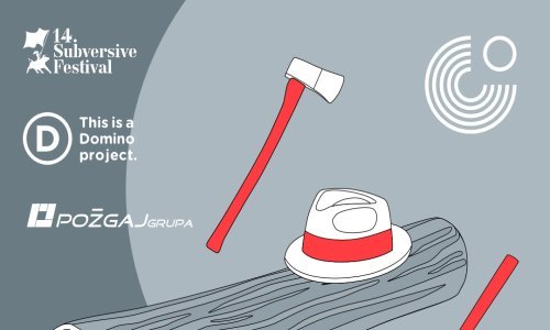 Umjetnička instalacija na Trgu žrtava fašizma u Zagrebu